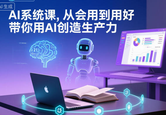 AI系统课，从会用到用好，带你用AI创造生产力_就是爱分享