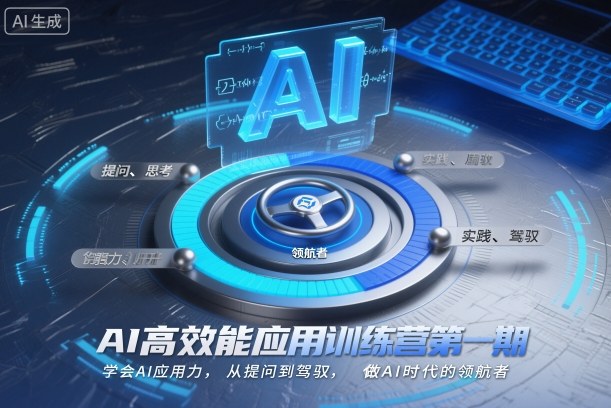 AI高效能应用训练营第一期，学会AI应用力，从提问到驾驭，做AI时代的领航者_就是爱分享