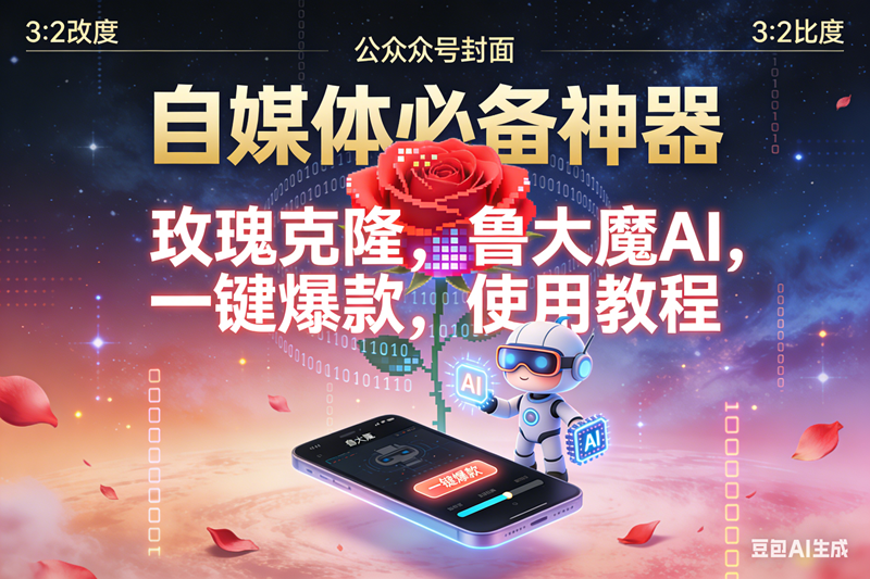 （16912期）玫瑰克隆神器，鲁大魔，ai，自媒体必备软件，一键爆款工具，详细教程_就是爱分享
