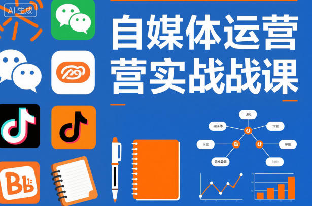 自媒体运营实战课，掌握一套系统的自媒体运营底层方法论，成为优秀的内容创作者_就是爱分享