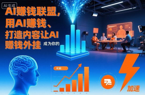 AI賺钱联盟，用AI賺钱、打造内容让AI成为你的賺钱外挂_就是爱分享