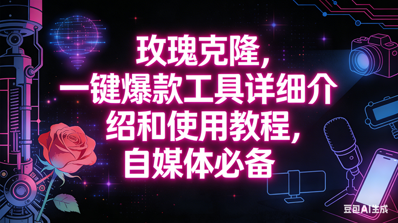 （16811期）玫瑰克隆工具，自媒体必备神器，一键爆款，详细介绍和使用教程_就是爱分享