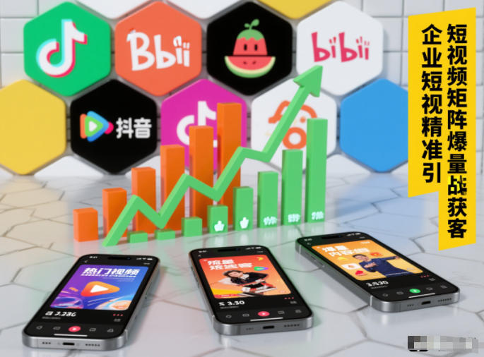企业短视频精准引流矩阵获客，短视频矩阵爆量战法_就是爱分享