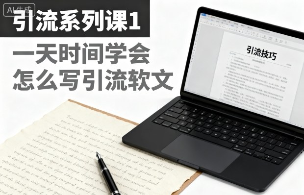 引流系列课1，一天时间学会怎么写引流软文_就是爱分享