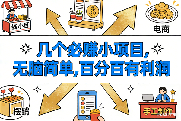 （16956期）9个必赚小项目，无脑简单，百分百有利润，副业首选，日入200+_就是爱分享