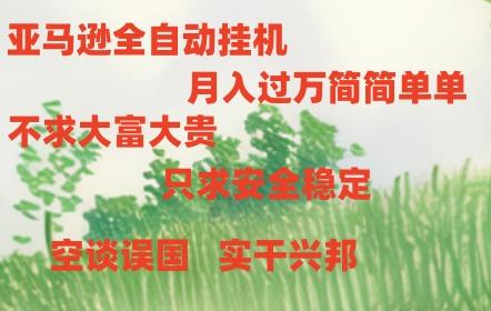 亚马逊全自动浏览挂机，，收益稳定且前景广阔_就是爱分享