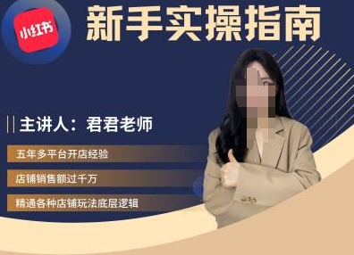 君君-小红书电商从入门到精通，新手实操指南_就是爱分享