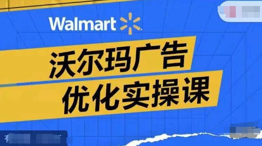 沃尔玛广告优化实操课，广告报告实操讲解，广告如何提高转化和ROAS等_就是爱分享