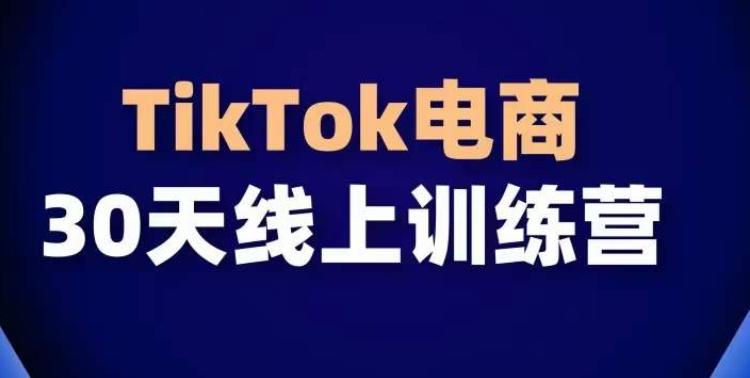 TikTok电商带货30天线上课，不可错过的全球流量洼地！_就是爱分享