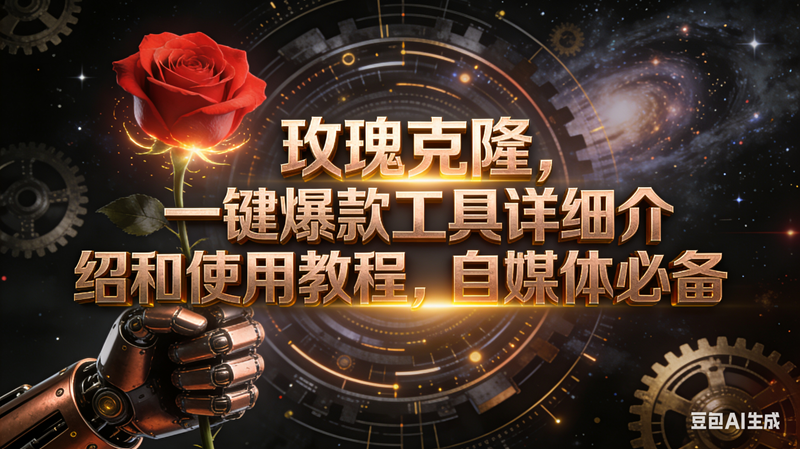 （16792期）玫瑰克隆工具，自媒体必备，一键爆款工具详细介绍和使用教程_就是爱分享