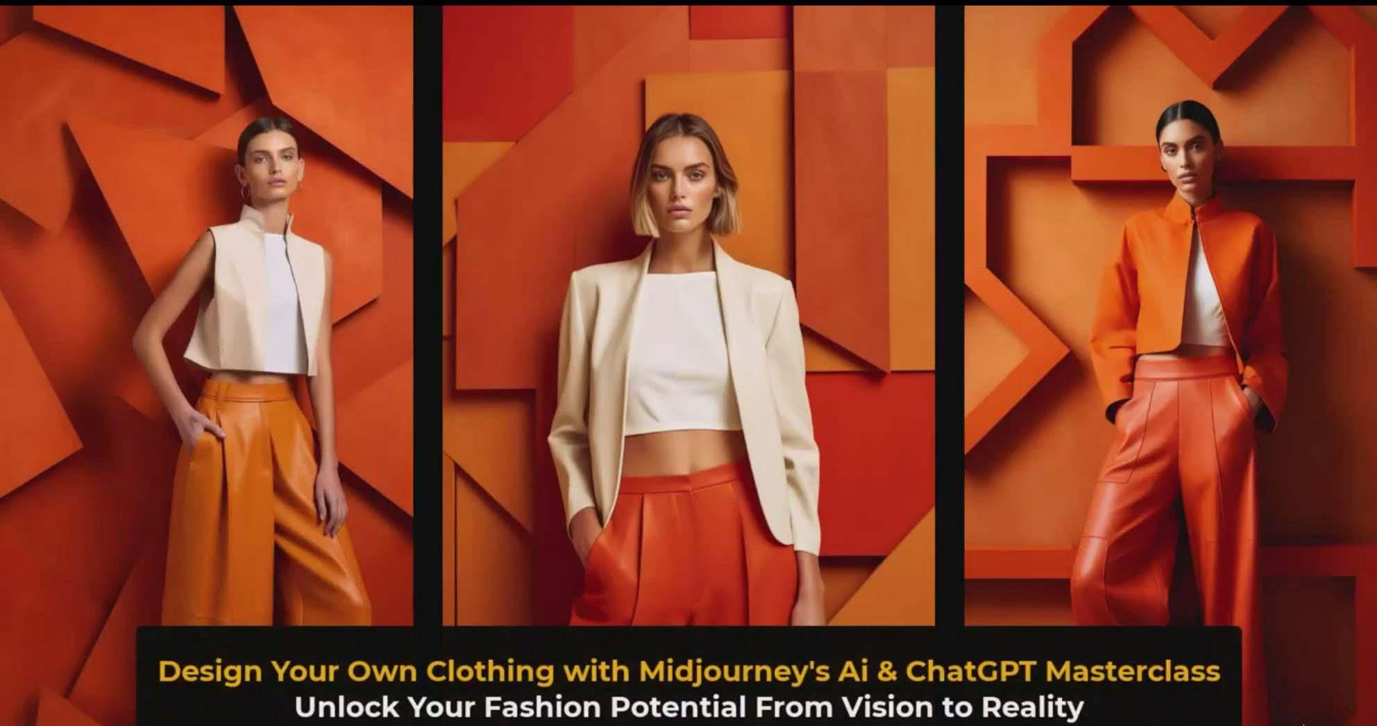 图片[3]_利用 Midjourneys Ai 人工智能设计自己的服装AI大师班-10节课-中英字幕_就是爱分享