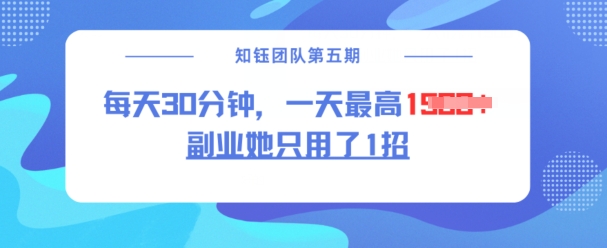副业她只用了1招，每天30分钟，无脑二创，一天最高1.5k_就是爱分享