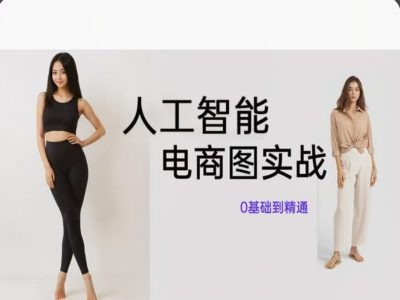 人工智能SD电商图实战，ai绘图0基础到精通_就是爱分享
