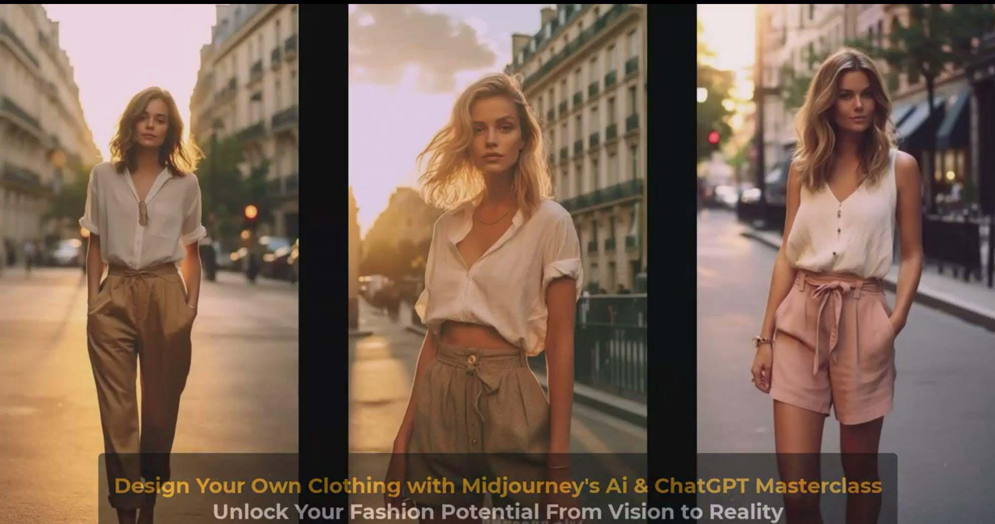 图片[9]_利用 Midjourneys Ai 人工智能设计自己的服装AI大师班-10节课-中英字幕_就是爱分享