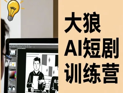 大狼AI短剧训练营-短剧课程（更新中）_就是爱分享