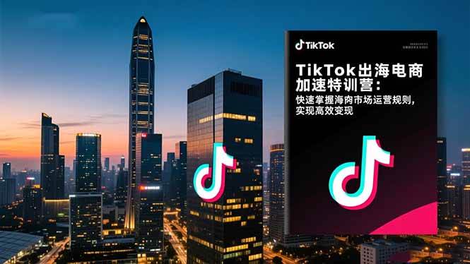 （16535期）TikTok出海电商加速特训营：快速掌握海外市场运营规则，实现高效变现_就是爱分享