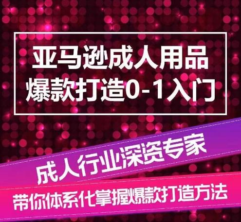 亚马逊成人用品爆款打造0-1入门，系统化讲解亚马逊成人用品爆款打造的流程_就是爱分享