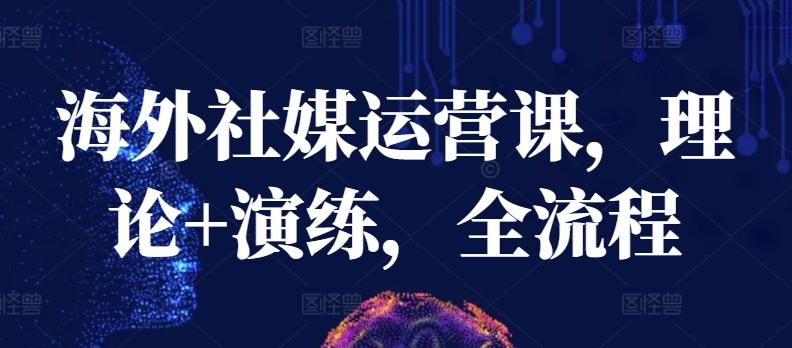 海外社媒运营课，理论+演练，全流程_就是爱分享