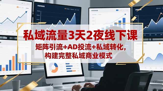 （16483期）私域流量3天2夜线下课，矩阵引流+AD投流+私域转化，构建完整私域商业模式_就是爱分享