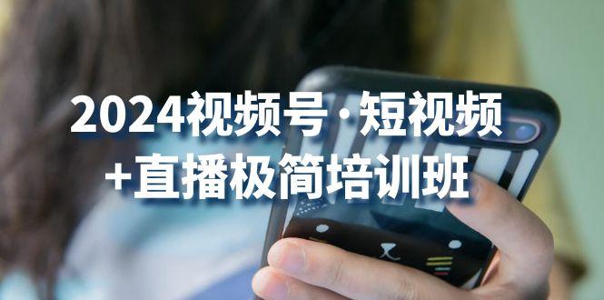2024视频号·短视频+直播极简培训班：抓住视频号风口，流量红利_就是爱分享