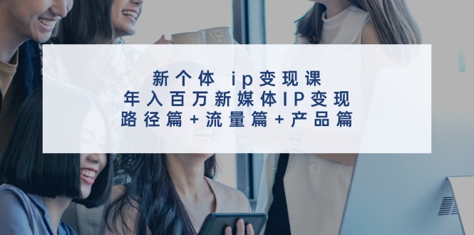 新个体ip变现课，年入百万新媒体IP变现，路径篇+流量篇+产品篇_就是爱分享