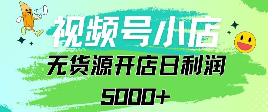 视频号无货源小店从0到1日订单量千单以上纯利润稳稳5000+【揭秘】_就是爱分享