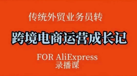跨境电商速卖通运营课，​运营方法论+后台实操，逻辑清晰_就是爱分享