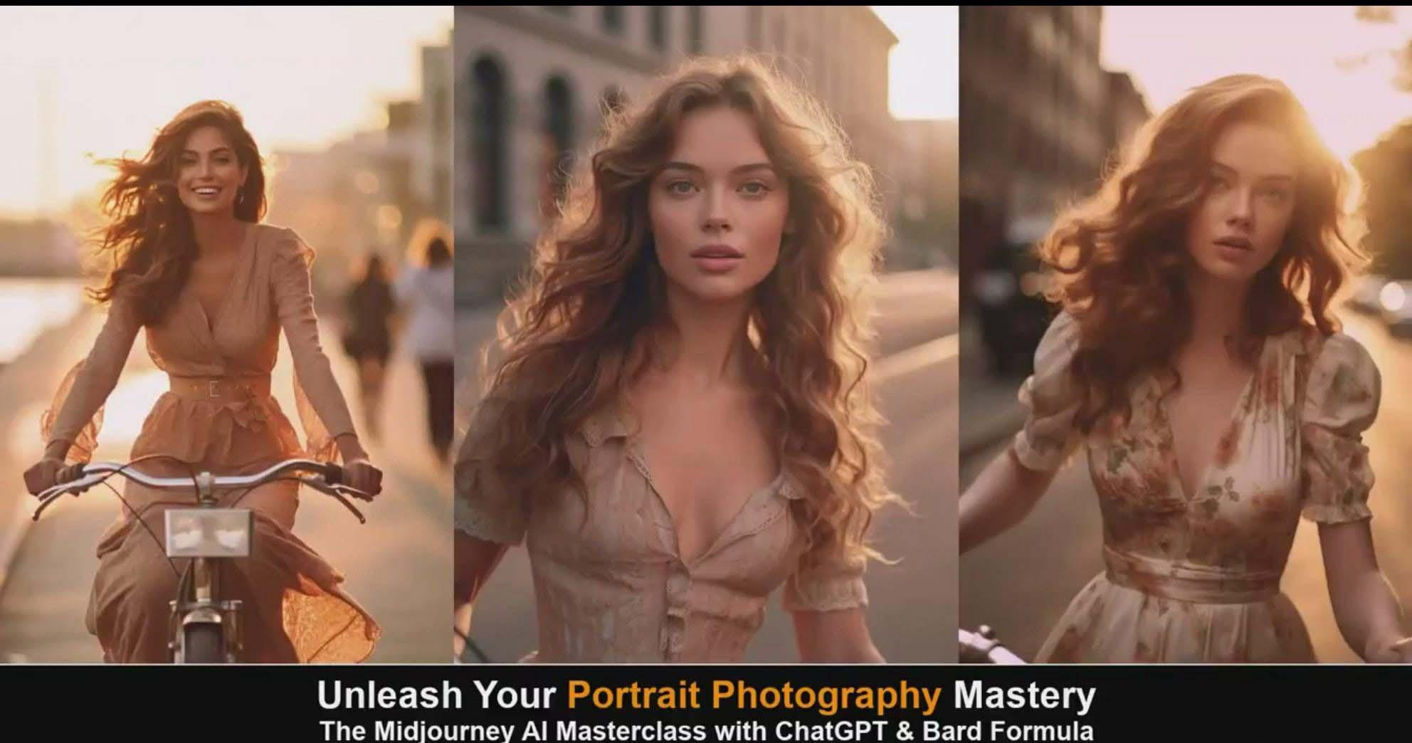 图片[4]_(9312期)Midjourney v5 ChatGPT 和 Bard AI人工智能人像摄影大师班-15节-中英字幕_就是爱分享