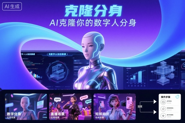 AI数字人认知实操课，克隆你的数字人分身_就是爱分享