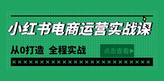 (9946期)最新小红书·电商运营实战课，从0打造  全程实战(65节视频课)_就是爱分享