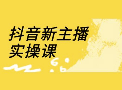 抖音新主播实操课，直播间流量运营线上实操课(18节)_就是爱分享