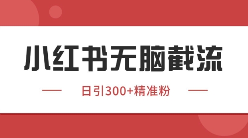 小红书只要你有同行就能获客，独家野路子获客玩法，暴力截流【揭秘】_就是爱分享