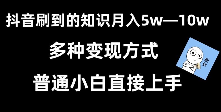 抖音刷到的知识，每天只需2小时，日入2000+，暴力变现，普通小白直接上手【揭秘】_就是爱分享