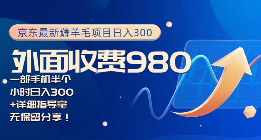 京东最新薅羊毛项目小白怎么做到日入300+一部手机半小时搞定_就是爱分享