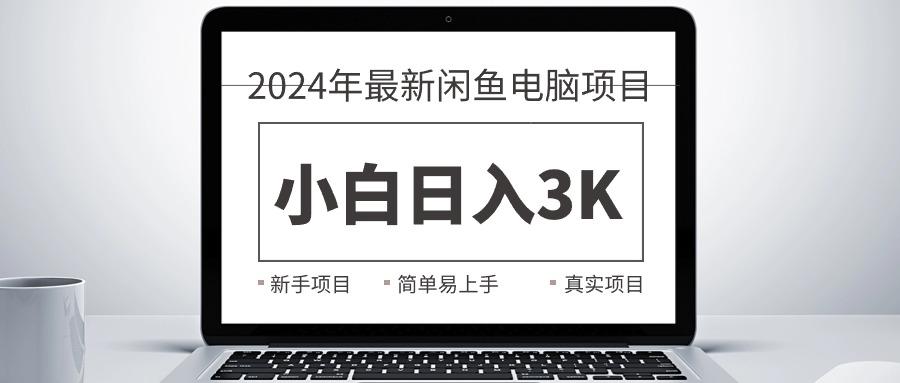 2024最新闲鱼卖电脑项目，新手小白日入3K+，最真实的项目教学_就是爱分享