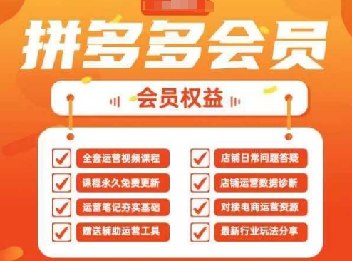 2025拼多多运营实战课，40节全流程教学，覆盖拼多多运营全链路_就是爱分享