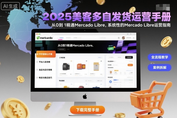 2025美客多自发货运营手册：从0到1精通Mercado Libre，系统性的Mercado Libre运营指南_就是爱分享