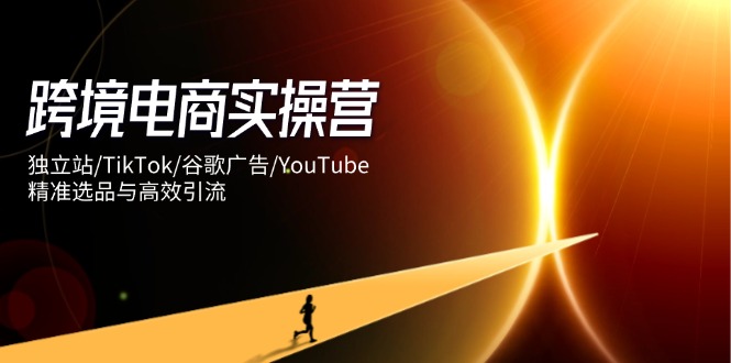 跨境电商实操营：独立站/TikTok/谷歌广告/YouTube，精准选品与高效引流_就是爱分享