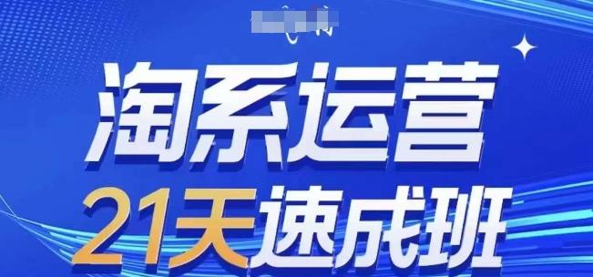 淘系运营21天速成班(更新24年7月)，0基础轻松搞定淘系运营，不做假把式_就是爱分享