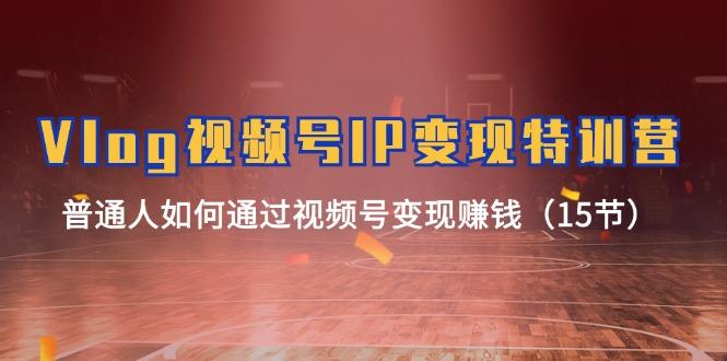 Vlog 视频号IP变现特训营，普通人如何通过视频号变现赚钱(15节_就是爱分享