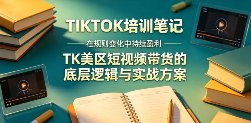 视界跨境TIKTOK4月17培训笔记，在规则变化中持续盈利，TK美区短视频带货的底层逻辑与实战方案【文档】_一起云网创