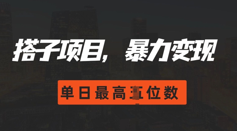 2024搭子玩法，0门槛，暴力变现，单日最高破四位数【揭秘】_就是爱分享