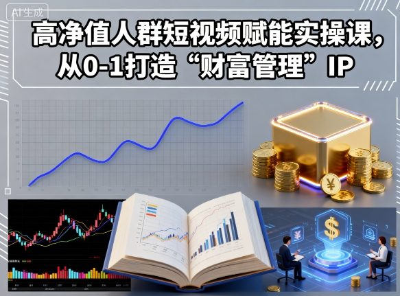 高净值人群短视频赋能实操课，从0-1打造“财富管理”IP_就是爱分享