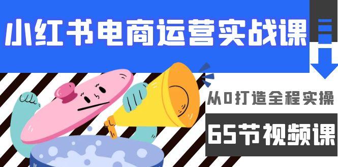 (9724期)小红书电商运营实战课，从0打造全程实操(65节视频课)_就是爱分享
