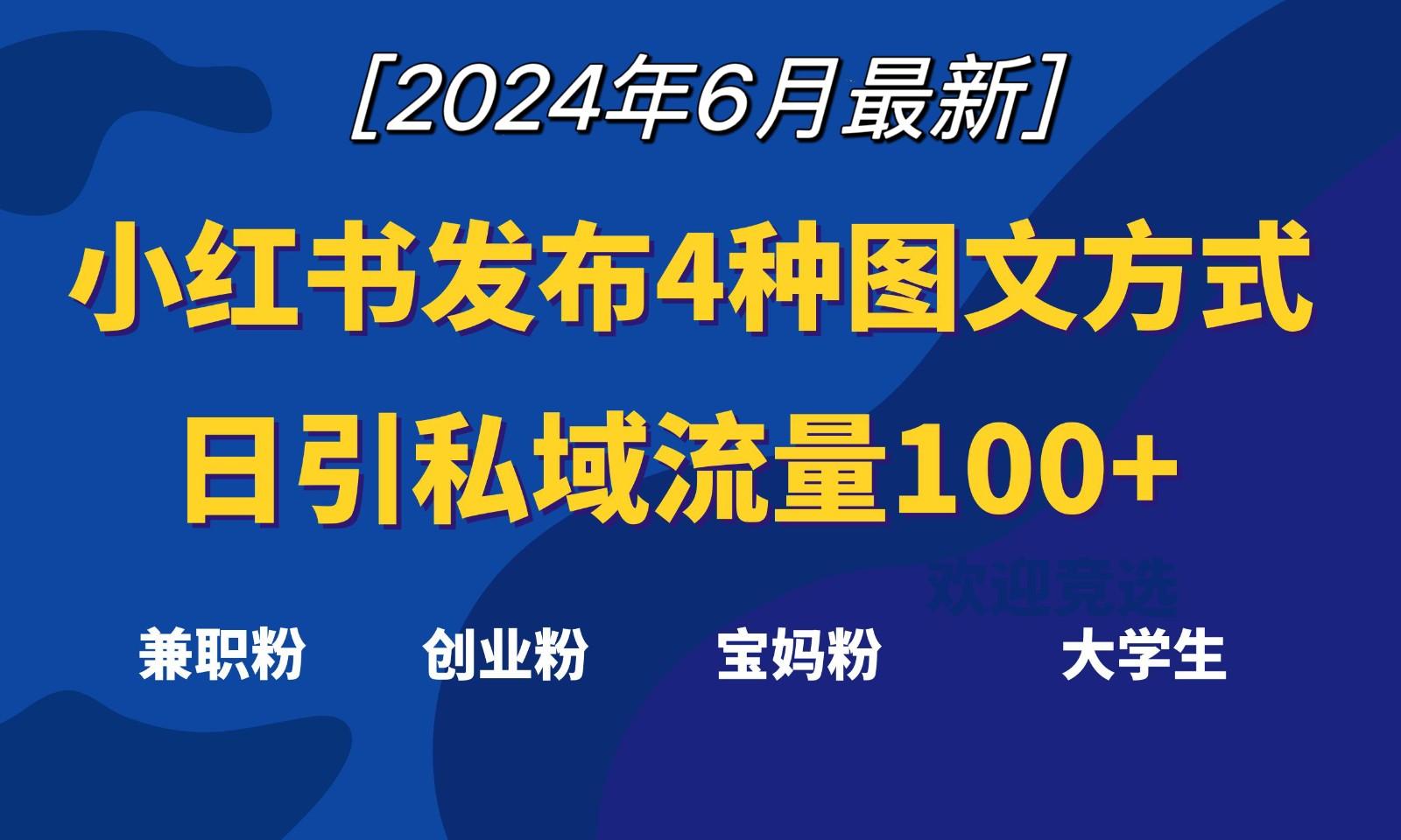 小红书发布这4种图文，就能日引私域流量100+_就是爱分享