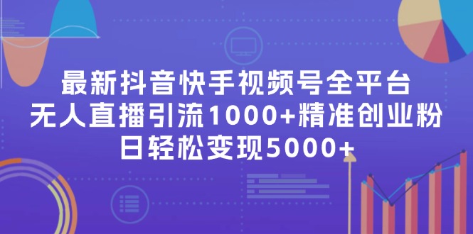 最新抖音快手视频号全平台无人直播引流1000+精准创业粉，日轻松变现5000+_就是爱分享