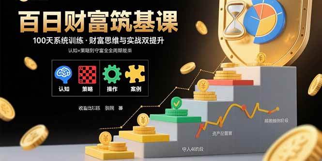 （15874期）百日财富筑基课：认知+策略+实操+案例拆解 实现从创富到守富全周期能力_就是爱分享