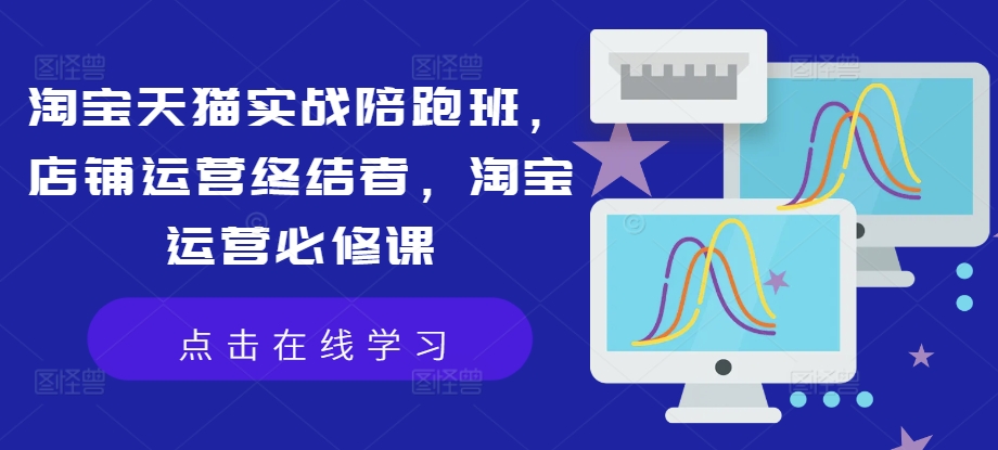 淘宝天猫实战陪跑班，店铺运营终结者，淘宝运营必修课_就是爱分享