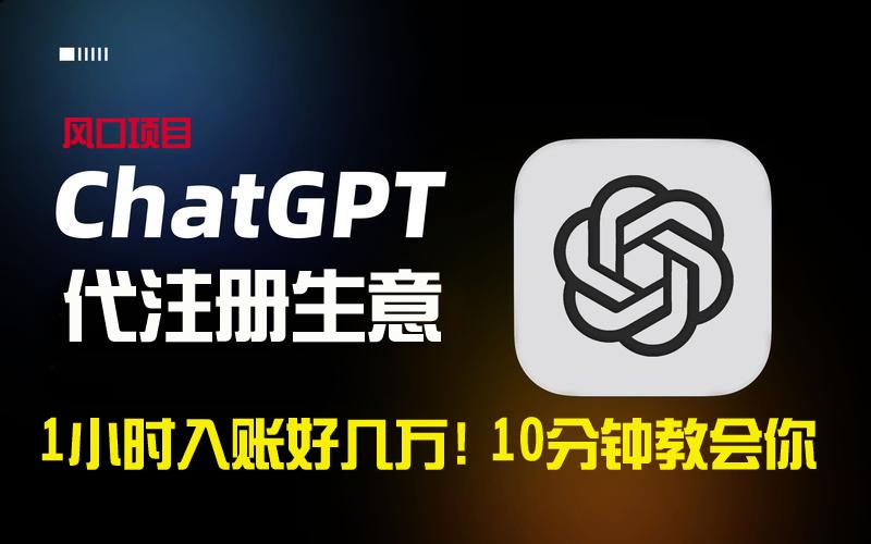 一小时入账好几万！利润大到吓人的ChatGPT代注册小生意，10分钟教会你，…_就是爱分享