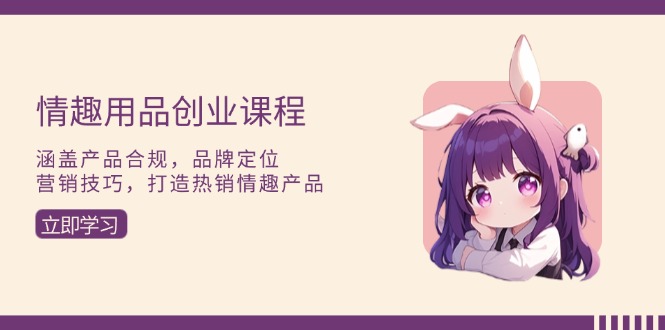 情趣用品创业课程：涵盖产品合规，品牌定位，营销技巧，打造热销情趣产品_就是爱分享